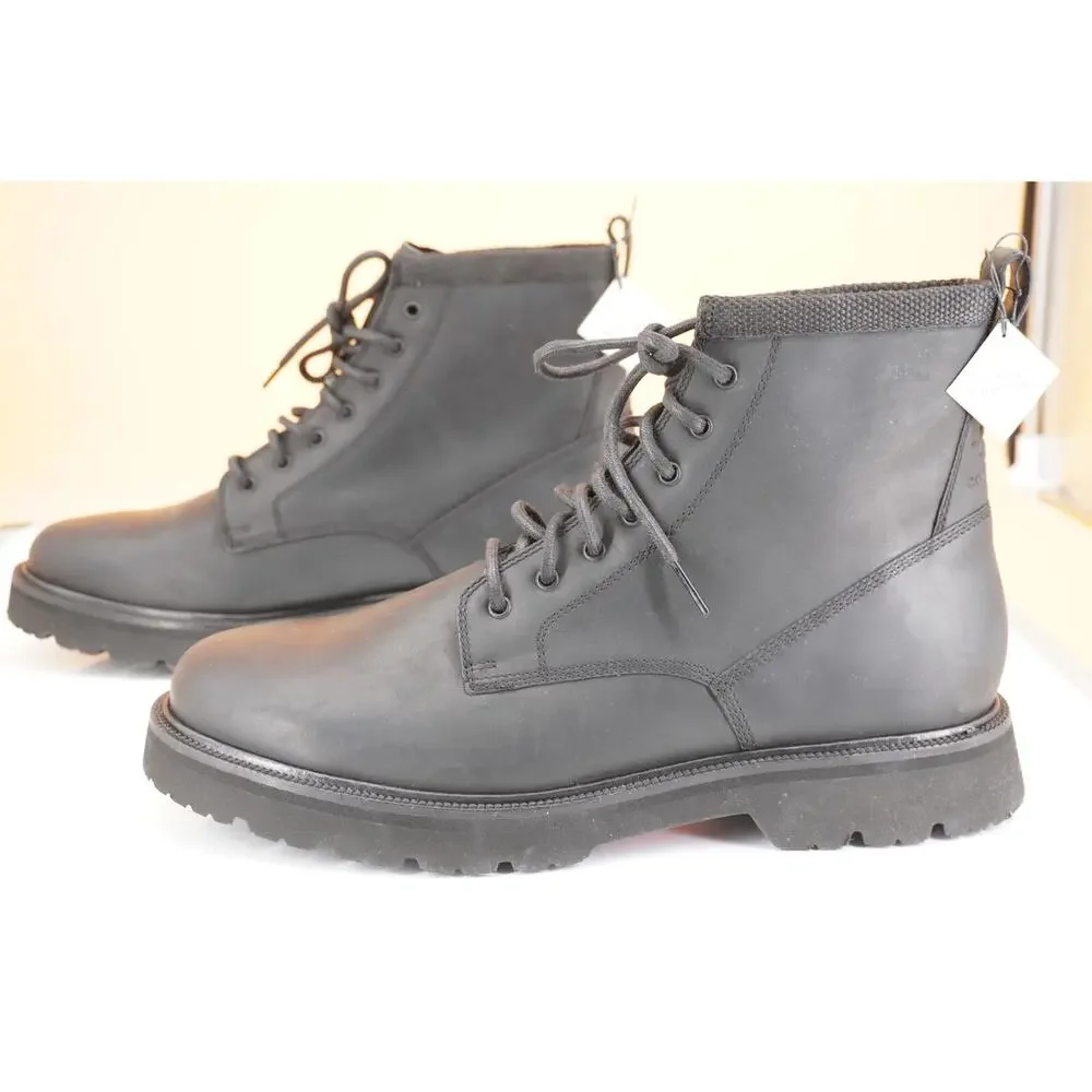 Cole Haan American Classic Waterproof Plain Toe Boot Leather SZ 11 New Lace Up